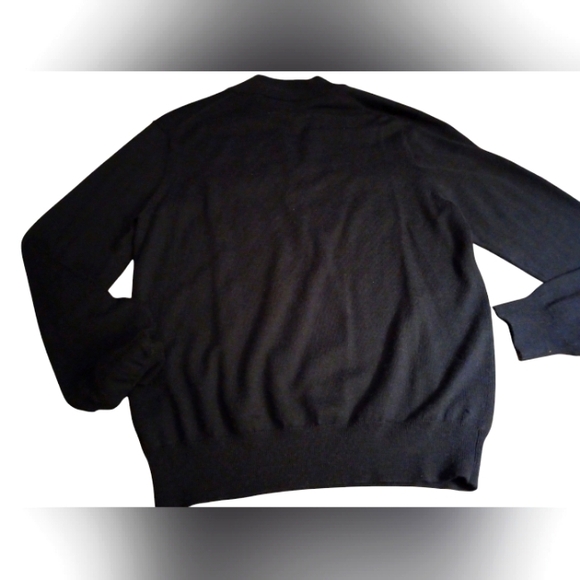 Men's Michael Kors Sweater. Dark Blue pullover Sweater. Quarter zip.  Size Large - Picture 4 of 9